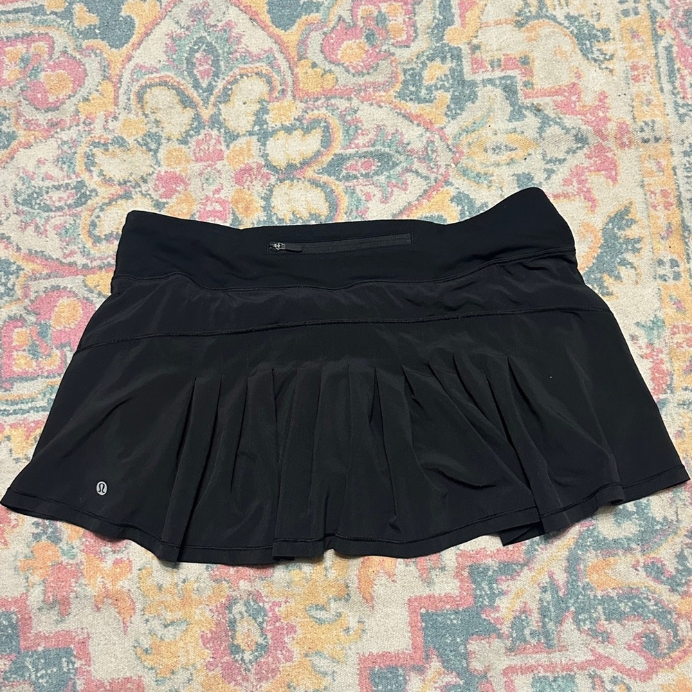Black Lululemon Athletic Skort - Picture 2 of 3